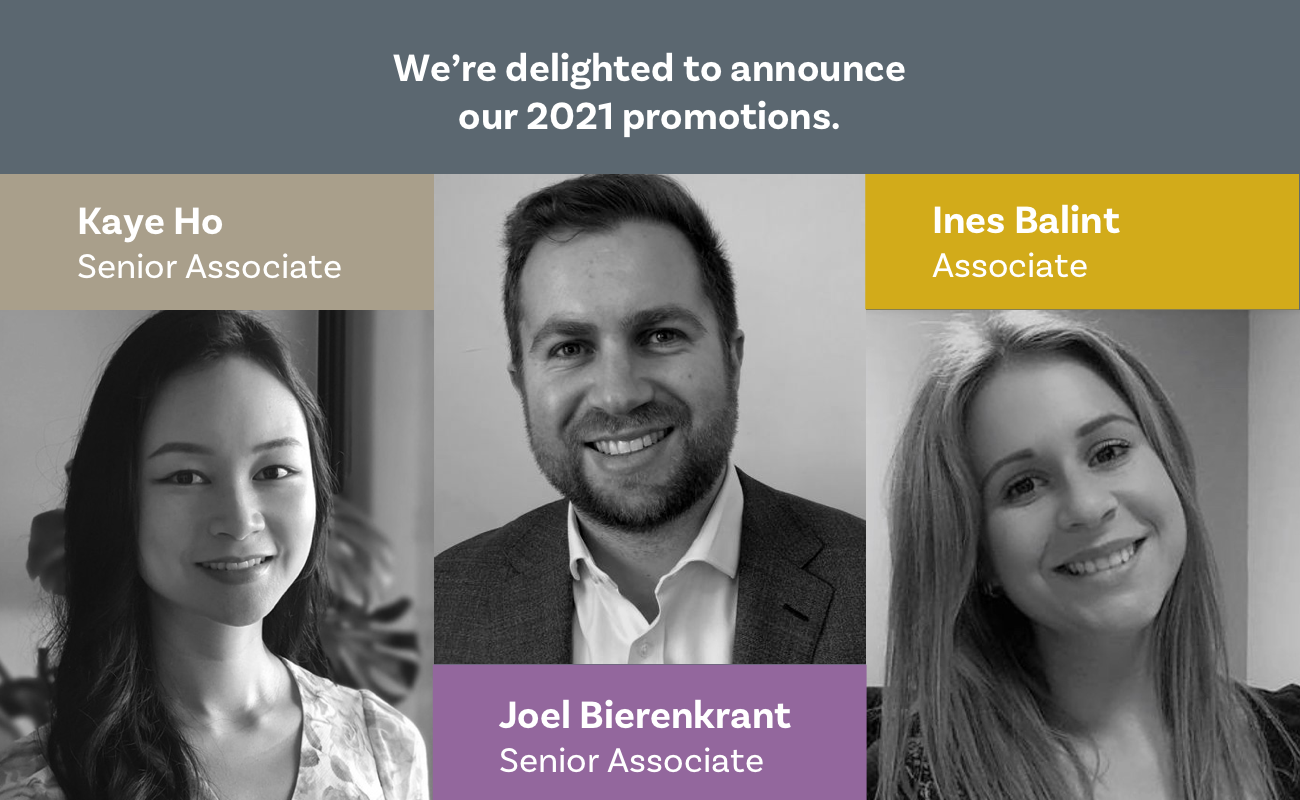CIE Legal promotes three in 2021