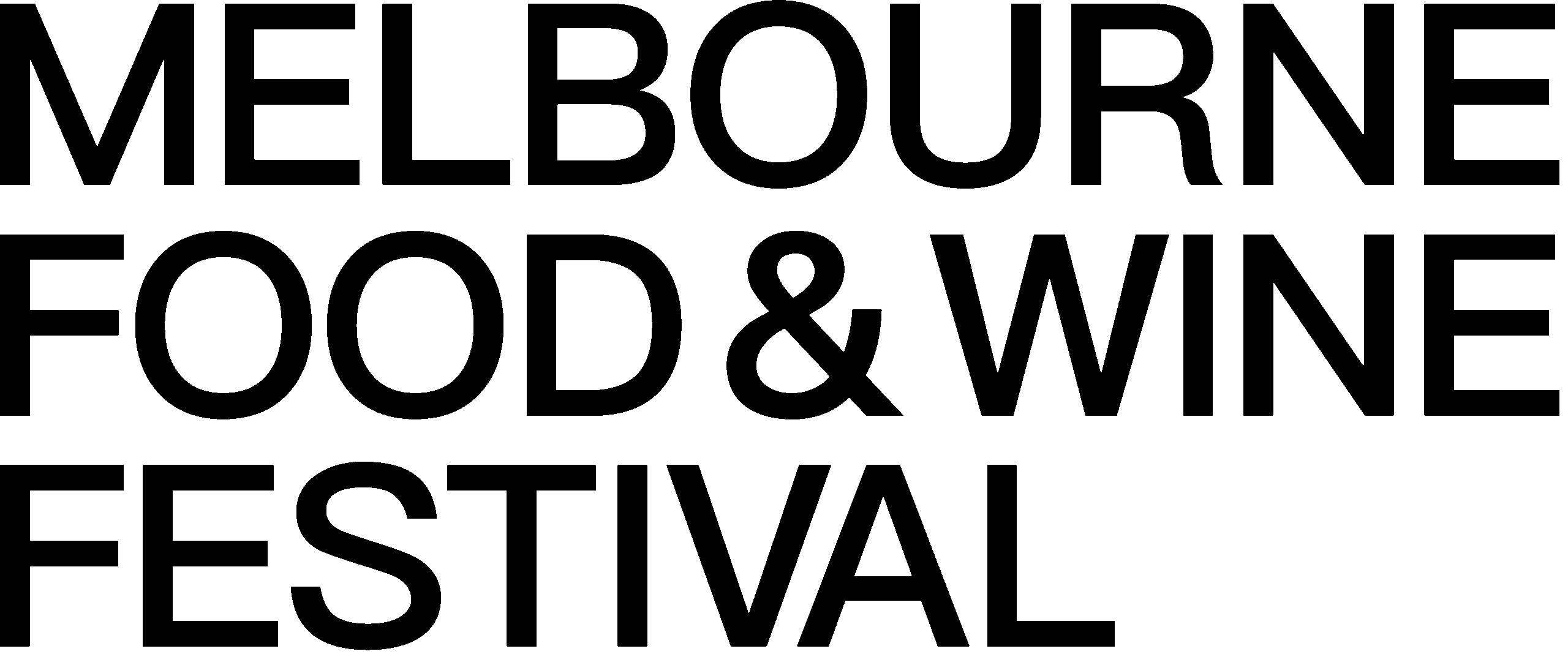 Melbourne Food & Wine Festival logo